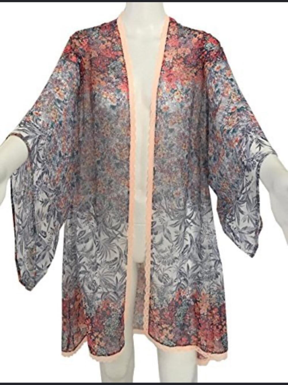 Victoria's Secret Sheer Cover-Up Robe Kimono XS/S